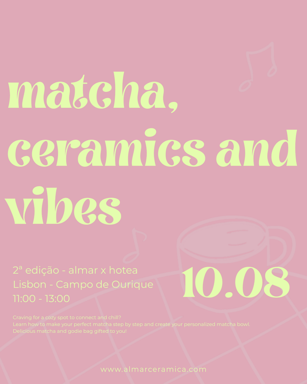 Matcha, Ceramics and Vibes ♡