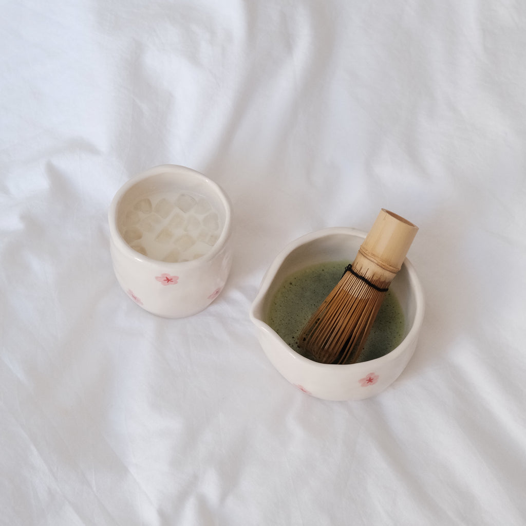 sweet sakura matcha bowl