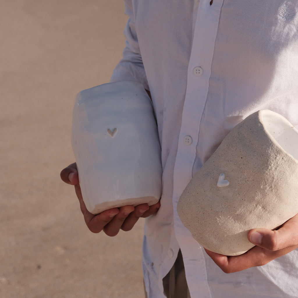 SeaSoul White Vase